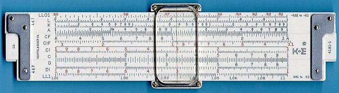 A Keuffel & Esser slide rule